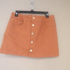 ''Hurley brown skirt size 7''.